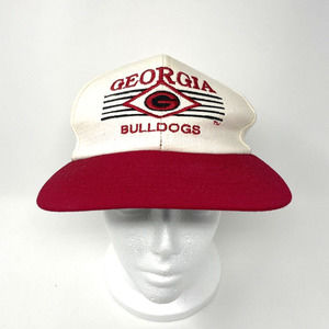 Vintage Georgia Bulldogs Snapback Baseball Hat 1984 - One Size Fits All